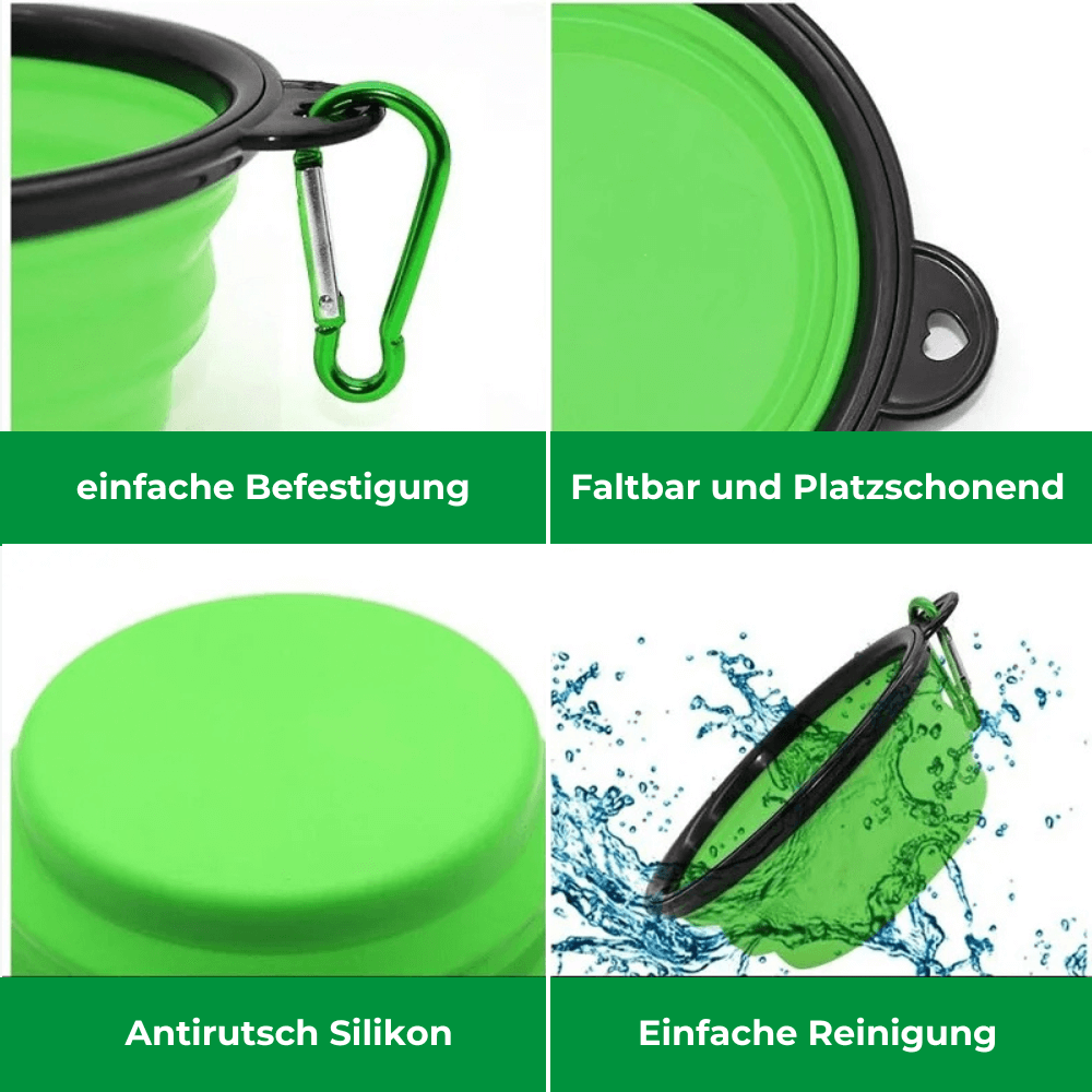 Emmalove - TravelBowl Faltbarer Hundenapf