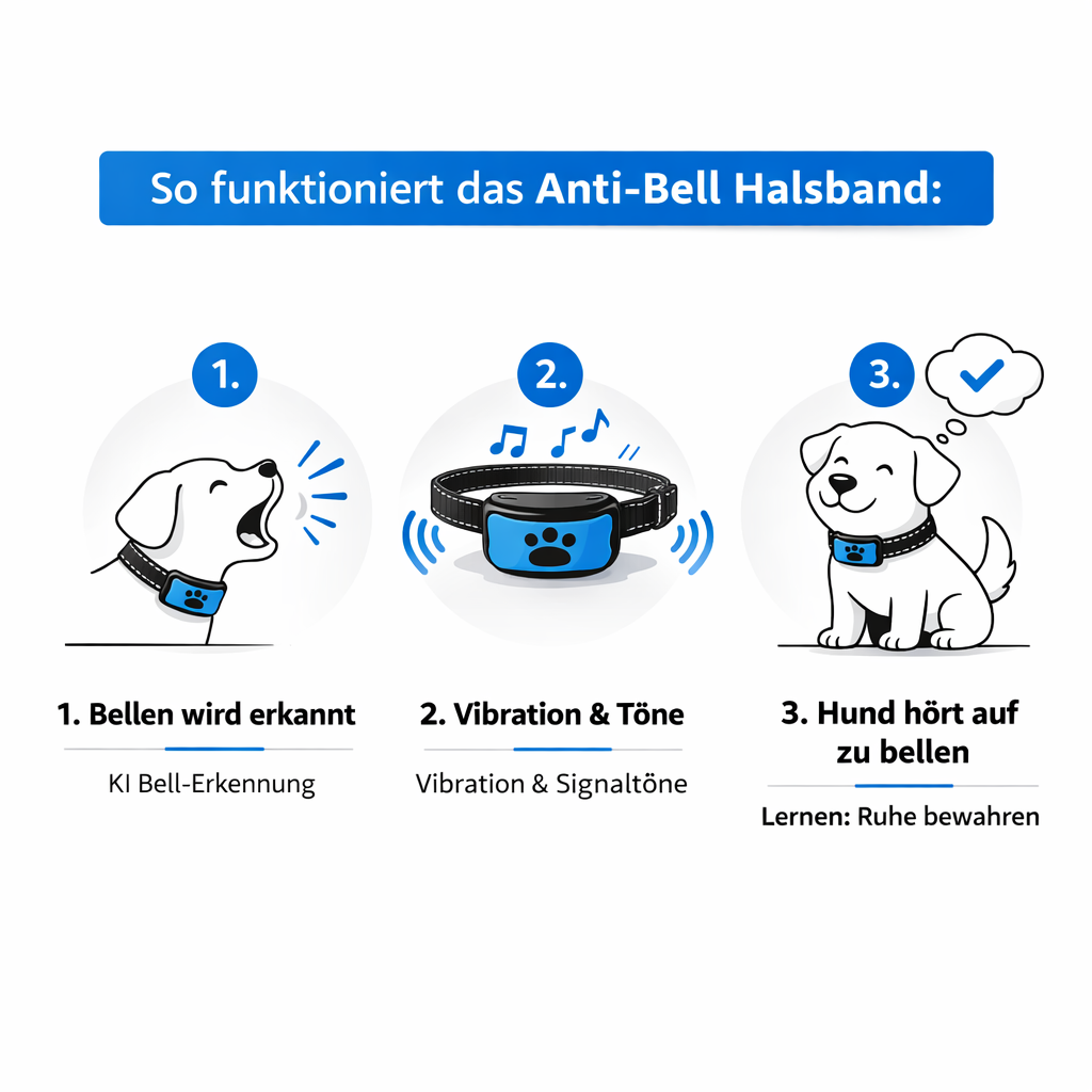 Emmalove - Animal-friendly anti-bark collar 