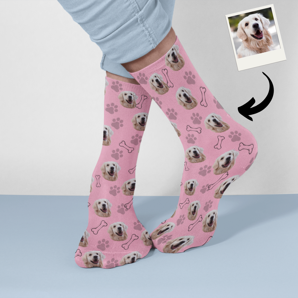 Personalisierte Hundesocken - Pfotenglück
