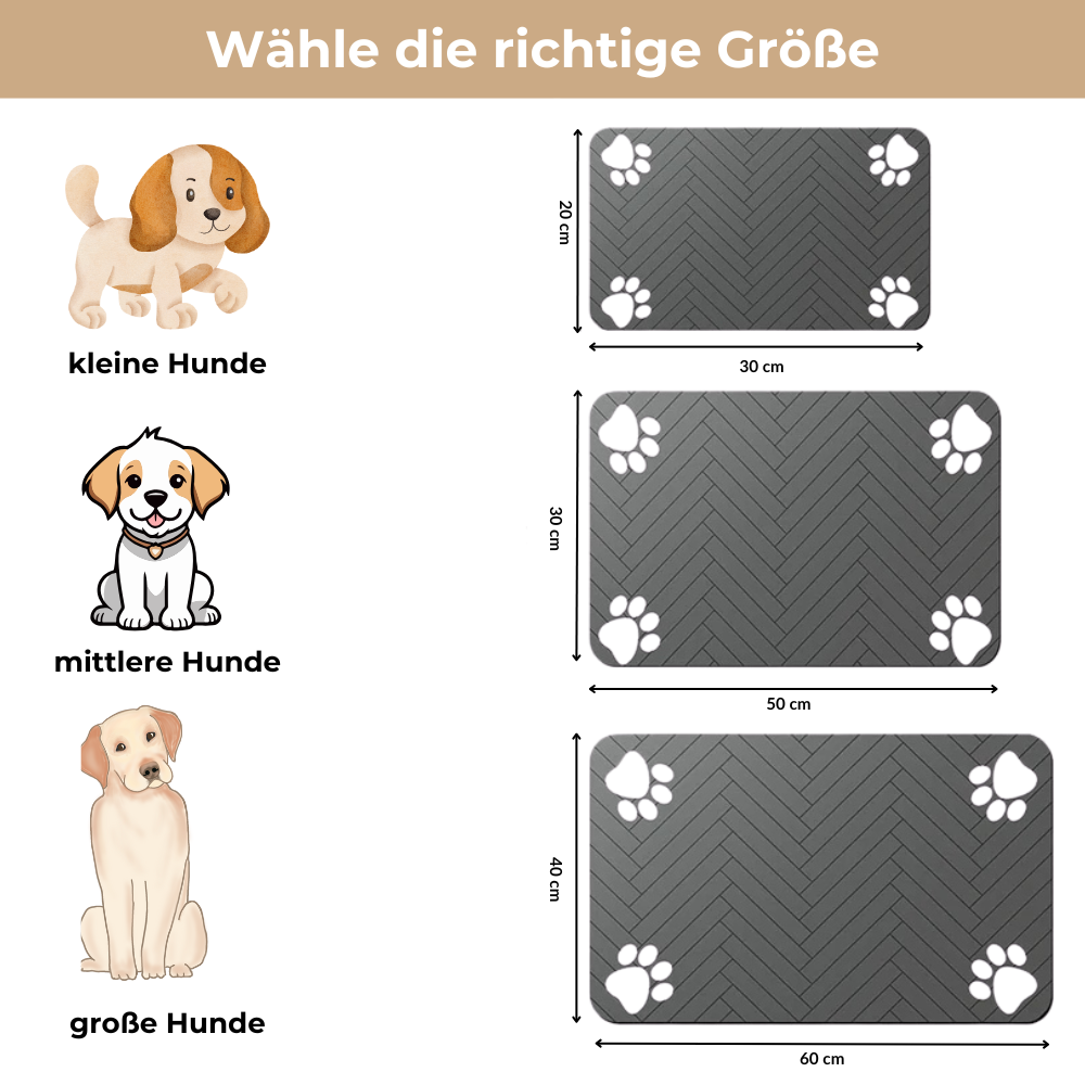 Emmalove - PetMat Anti-Rutsch Napfmatte